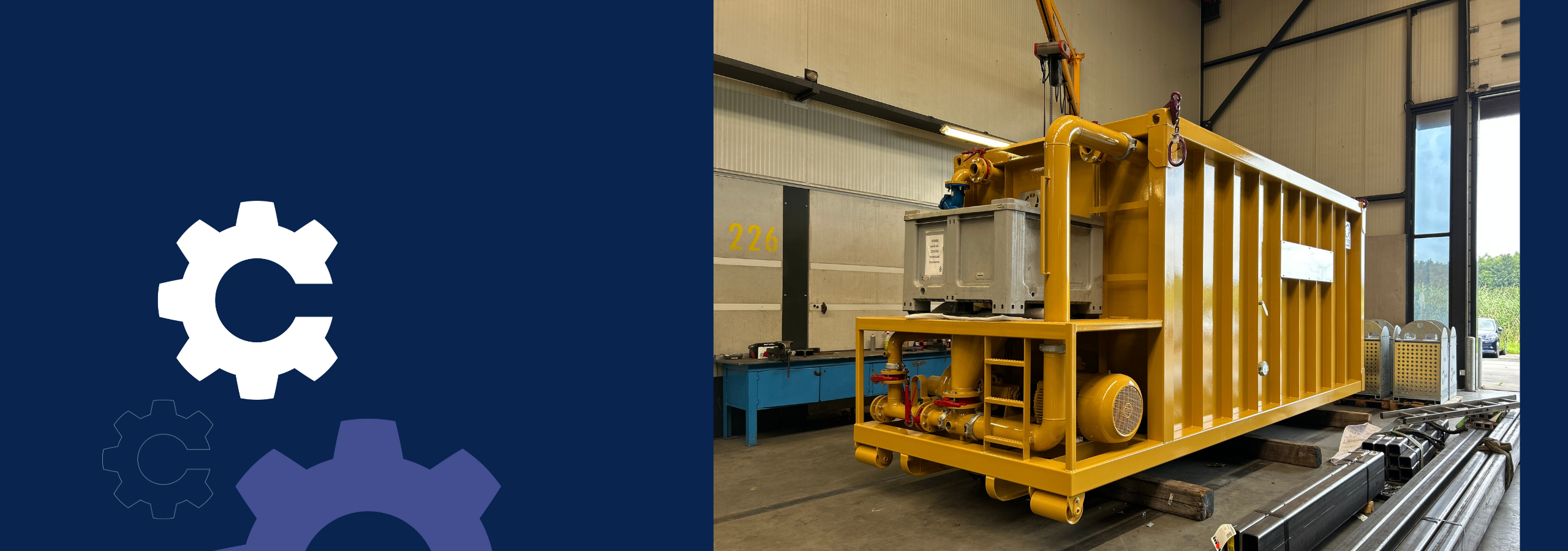 Machinebouw, apparatenbouw, machineonderdelen bij Consmema