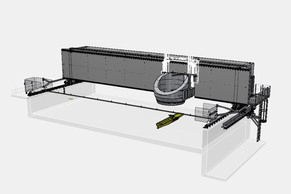 Engineering - 3D tekening - Sleepwagen Oostende - Maritiem onderzoek