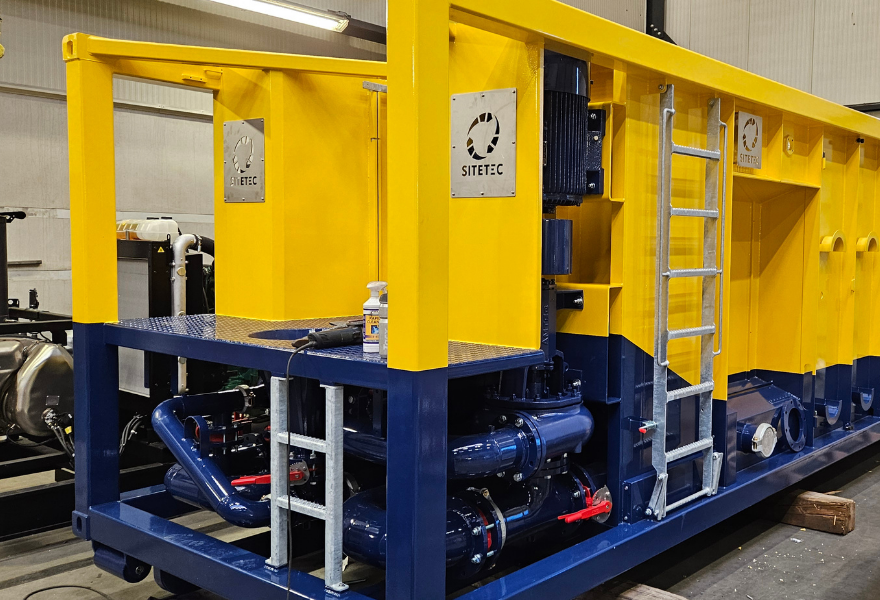 Machinebouw Mix Unit SiteTec productie Consmema