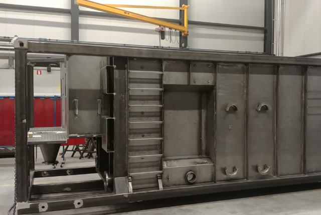 Frame voor machine en machine onderdelen